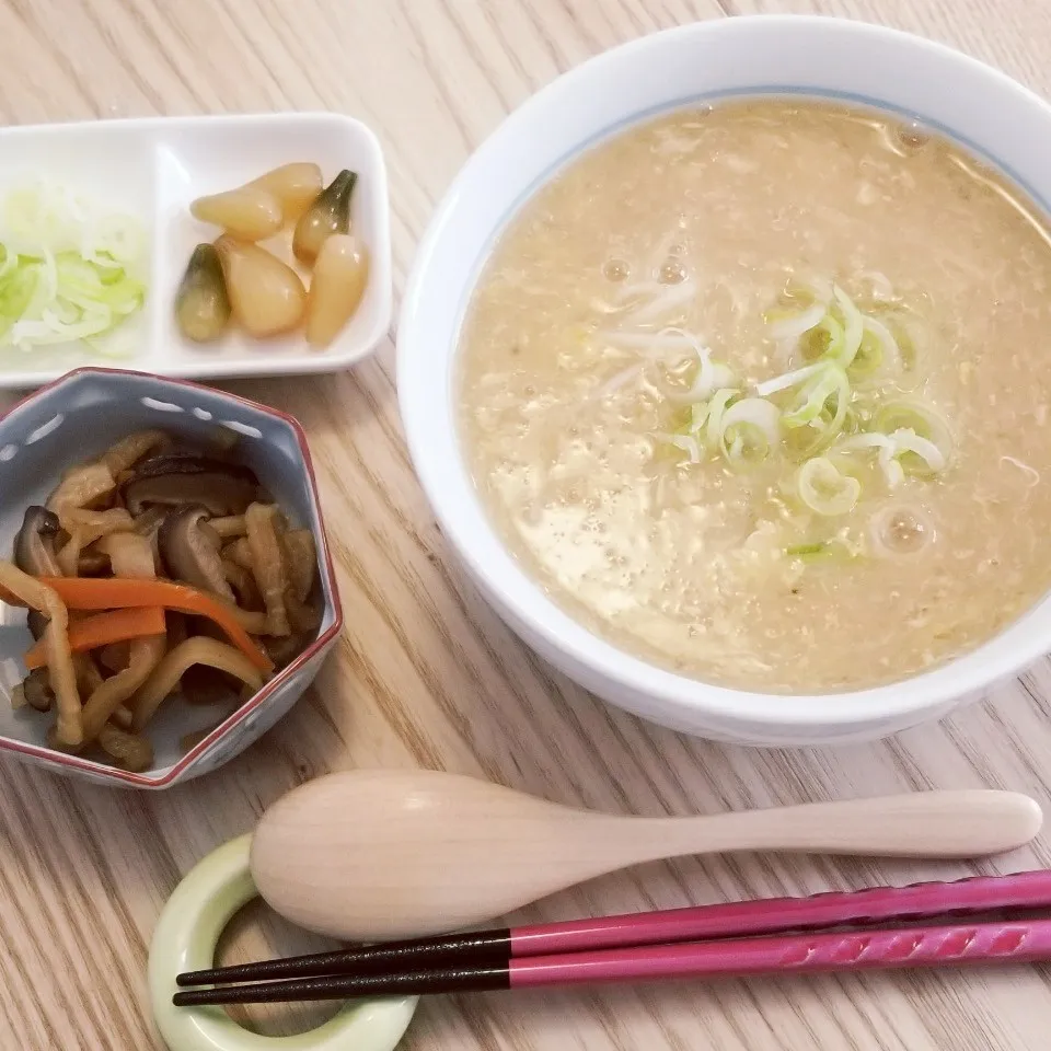 山芋入りかきたま餡掛けうどん|Yuk@さん