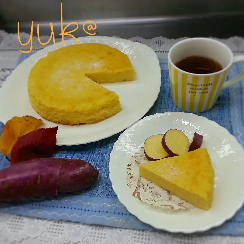 さつまいもチーズケーキ|Yuk@さん