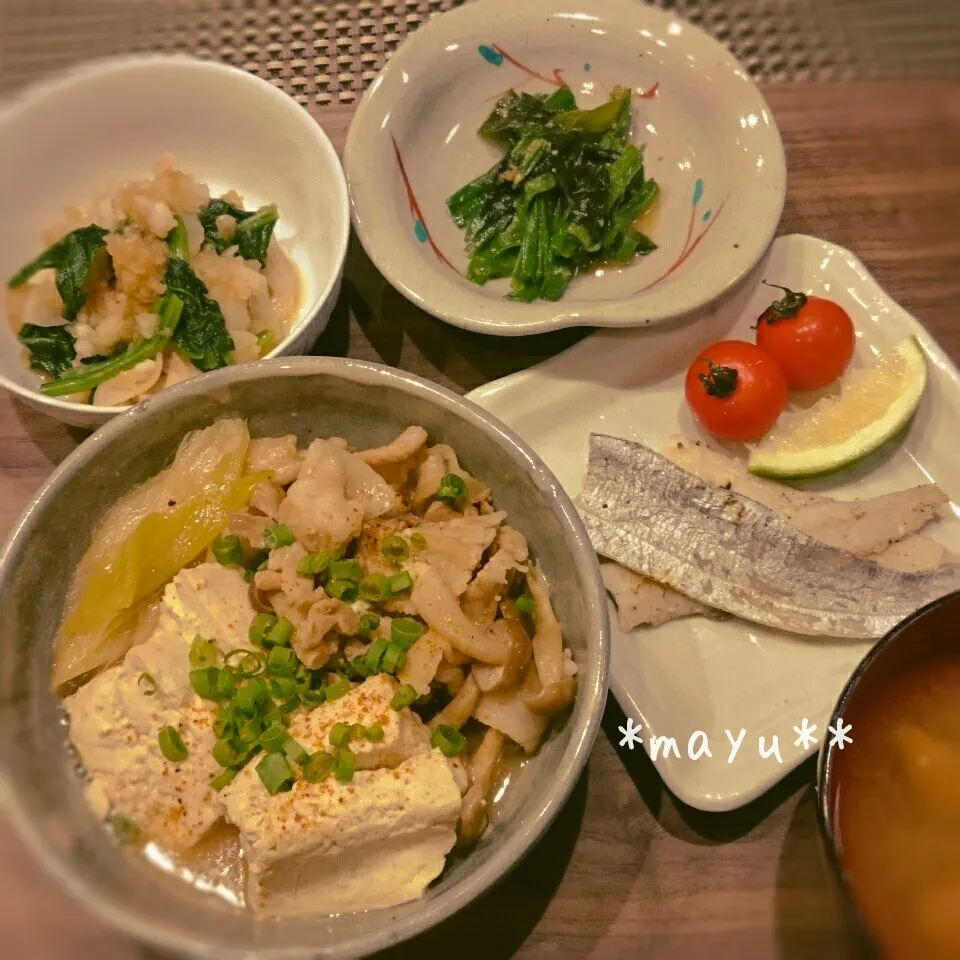 今日の晩ご飯|しんのすけさん