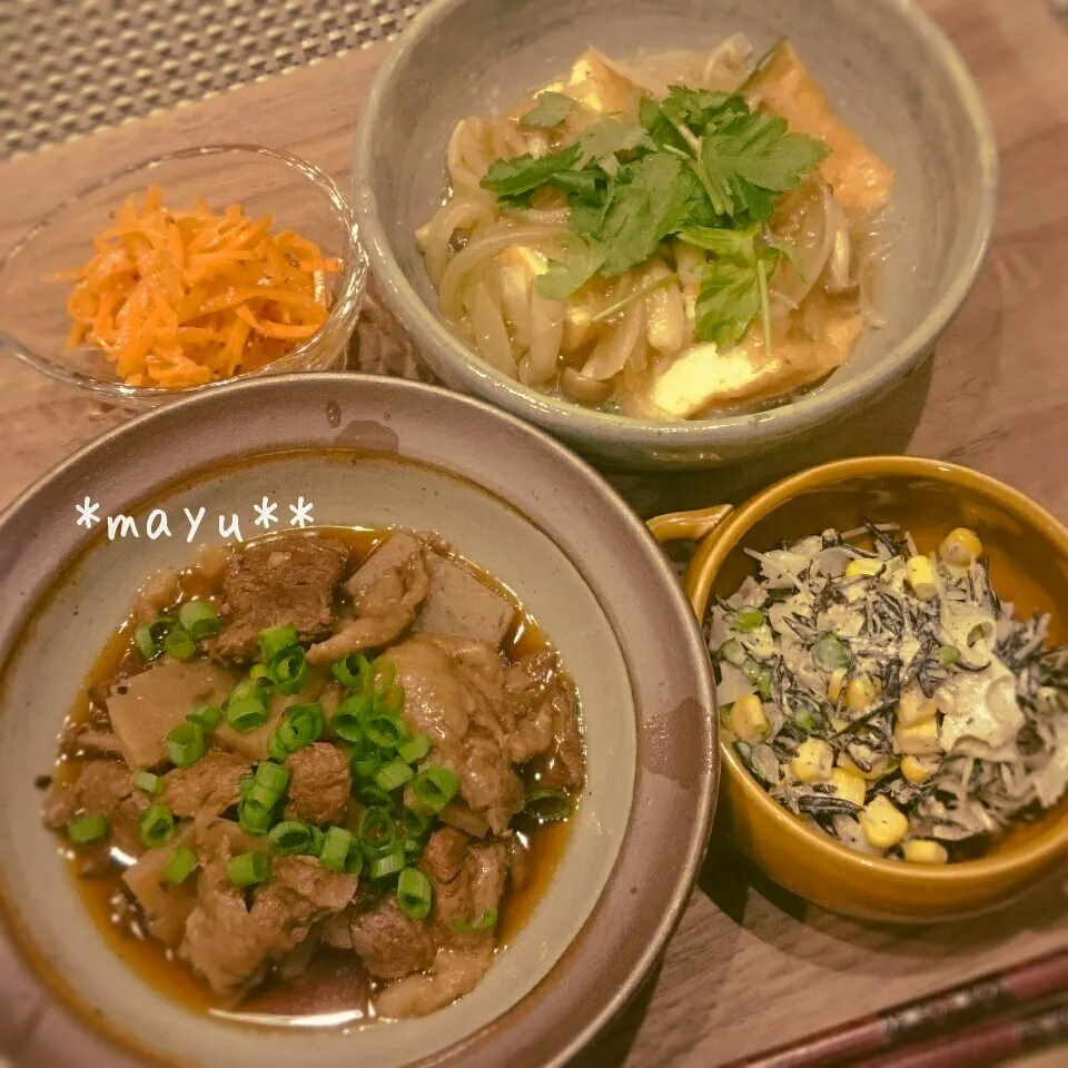 Snapdishの料理写真:今日の晩ご飯|しんのすけさん