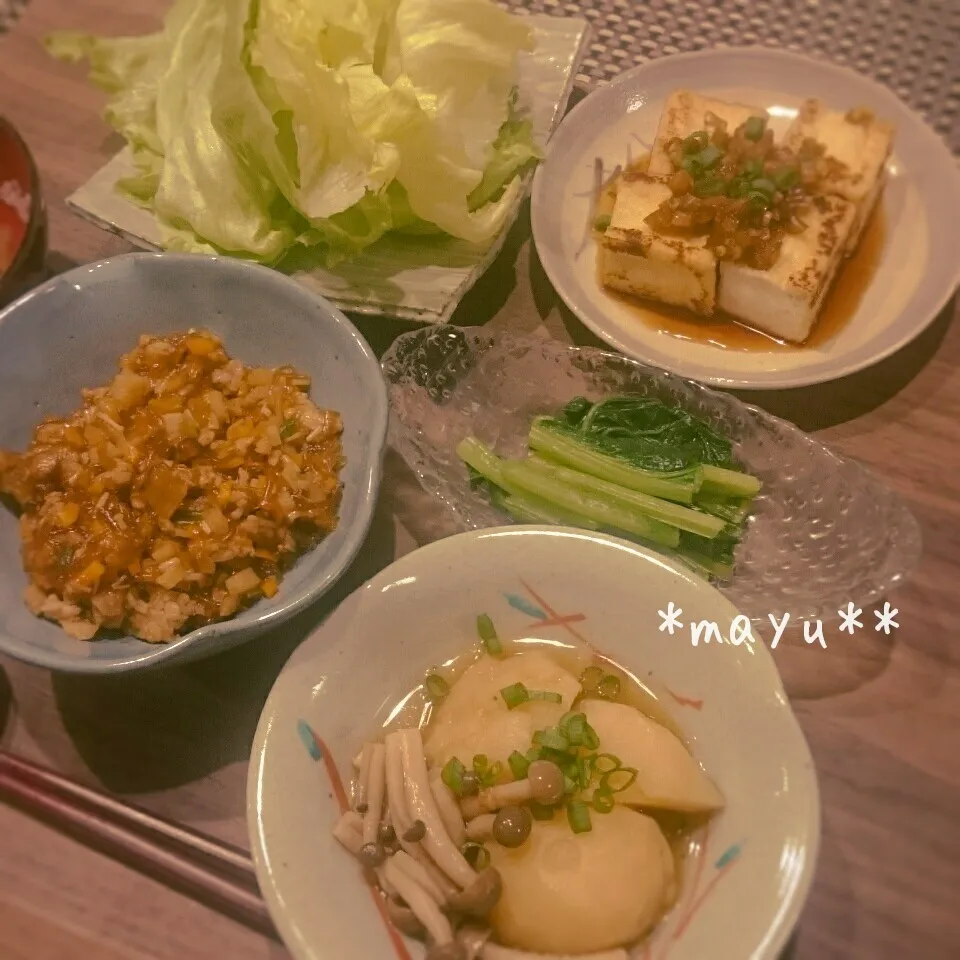 Snapdishの料理写真:今日の晩ご飯|しんのすけさん