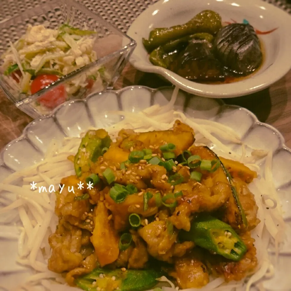 Snapdishの料理写真:今日の晩ご飯|しんのすけさん