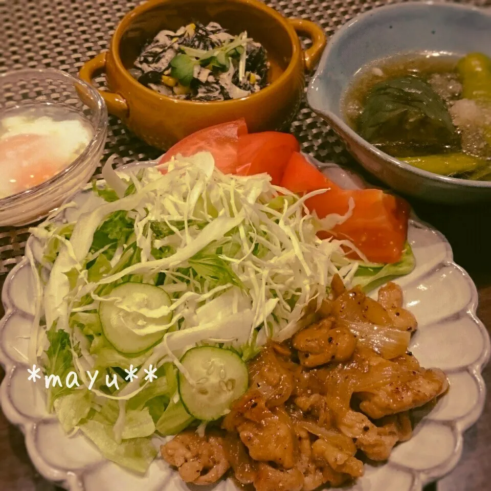 Snapdishの料理写真:今日の晩ご飯|しんのすけさん