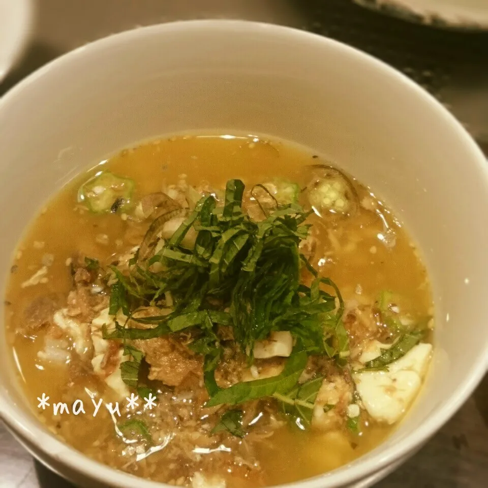 鯖缶で冷汁♡|しんのすけさん