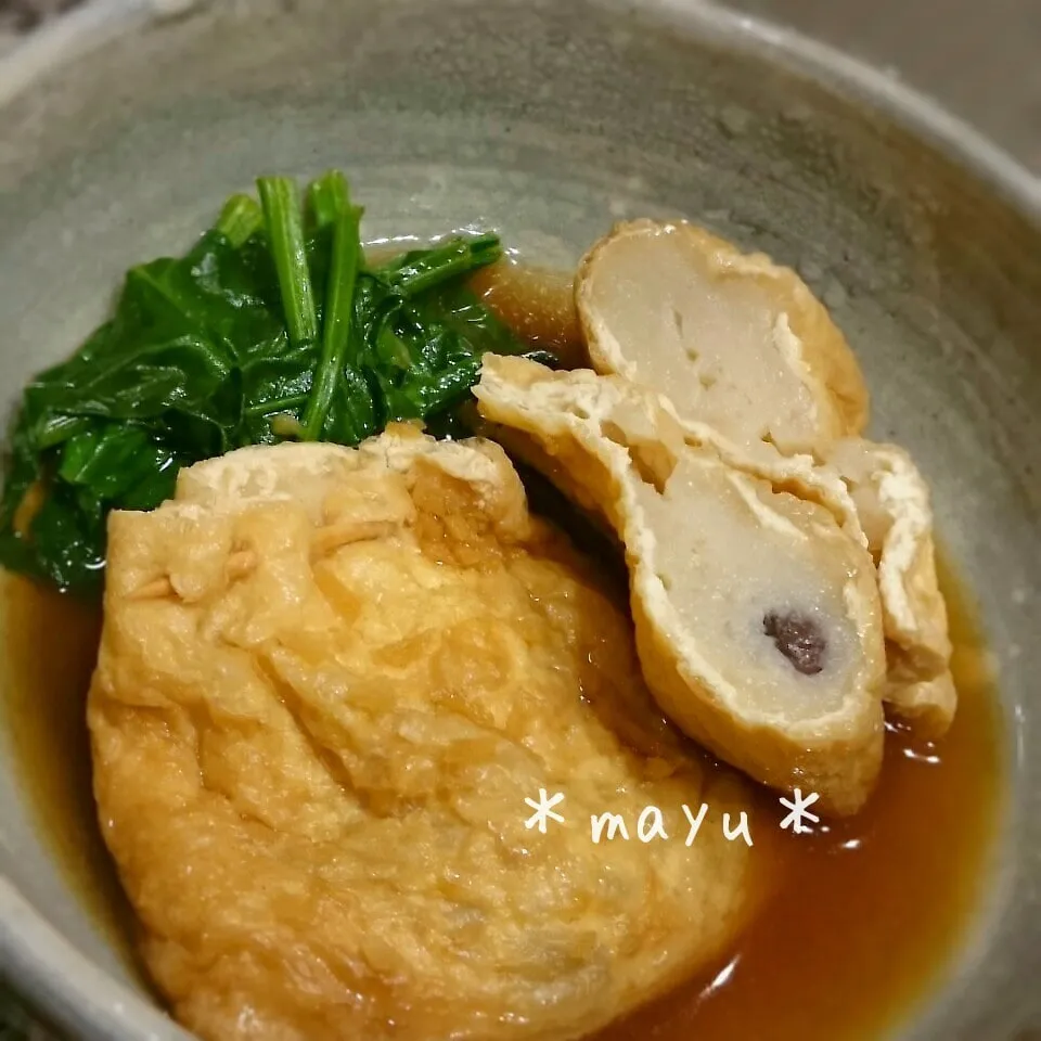 Snapdishの料理写真:長芋のふんわり巾着煮♡|しんのすけさん