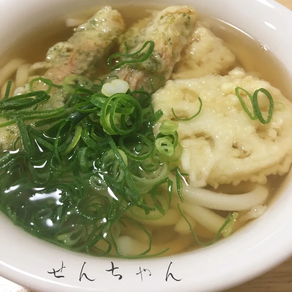 Snapdishの料理写真:天ぷらうどん。|せんちゃんさん