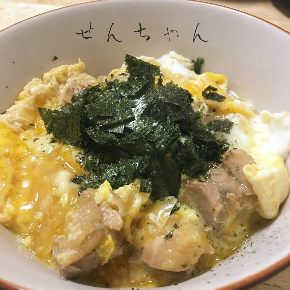 得意料理の親子丼、トロトロ卵🥚❣️💖(^。^)|せんちゃんさん