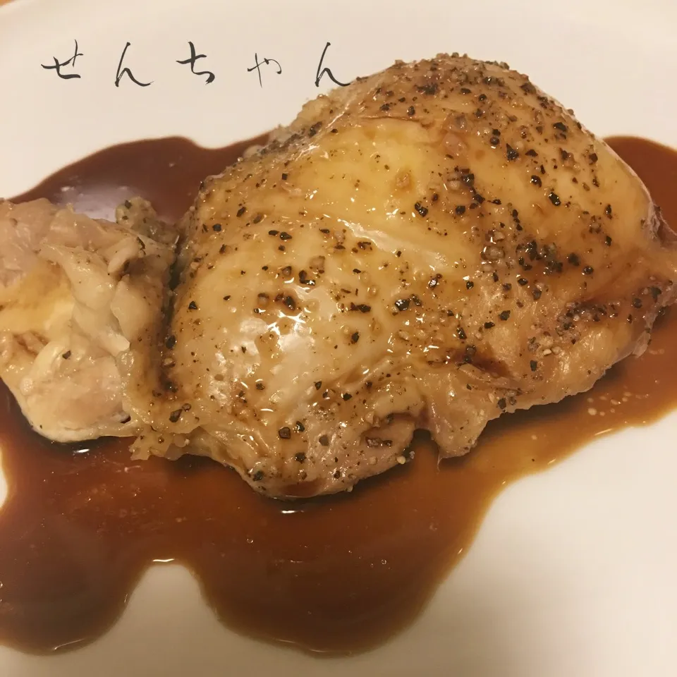 Snapdishの料理写真:レンジチキンステーキ❣️💖(^。^)|せんちゃんさん