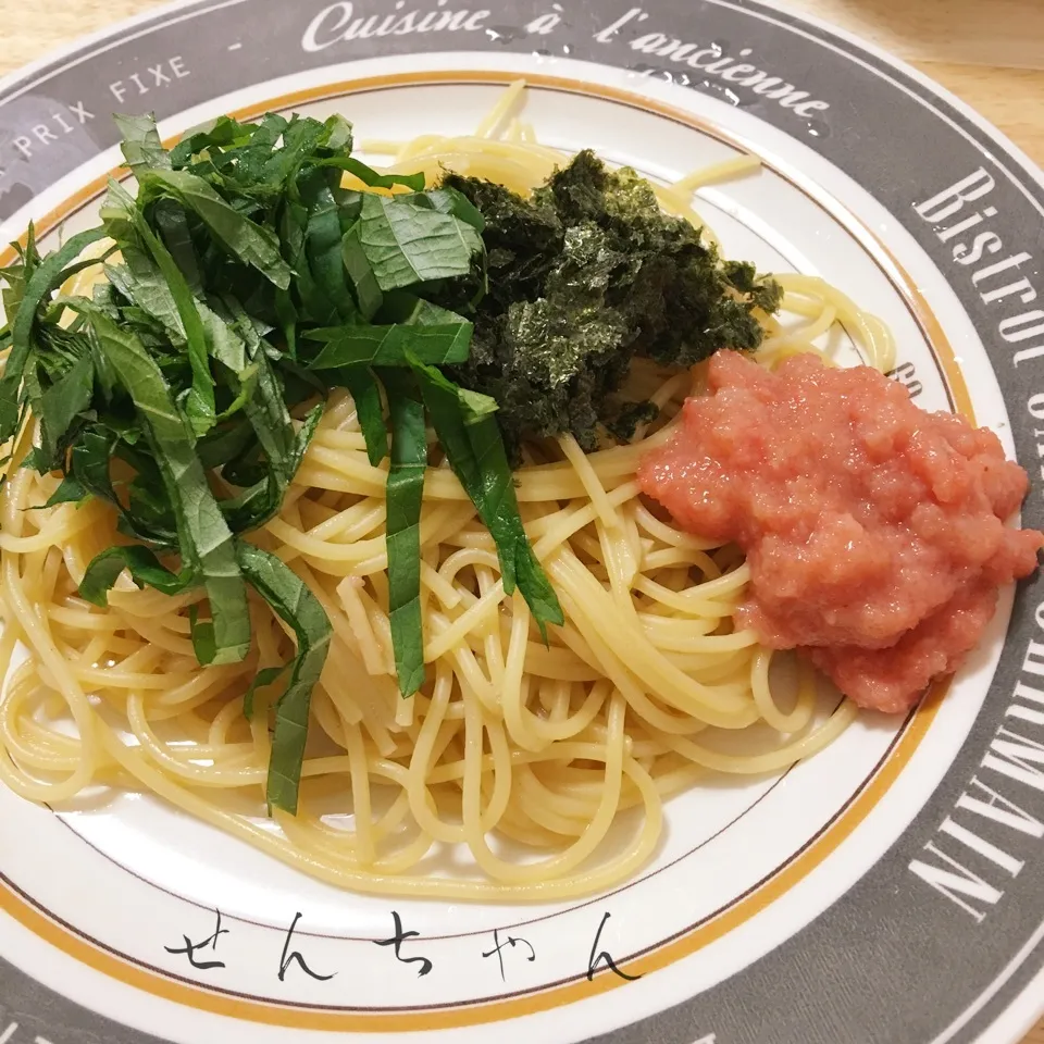 Snapdishの料理写真:明太子スパゲティ🍝|せんちゃんさん