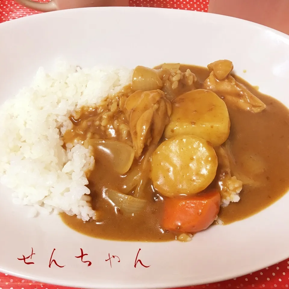 生クリームタップリ野菜ごろごろチキンカレー‼️💕|せんちゃんさん