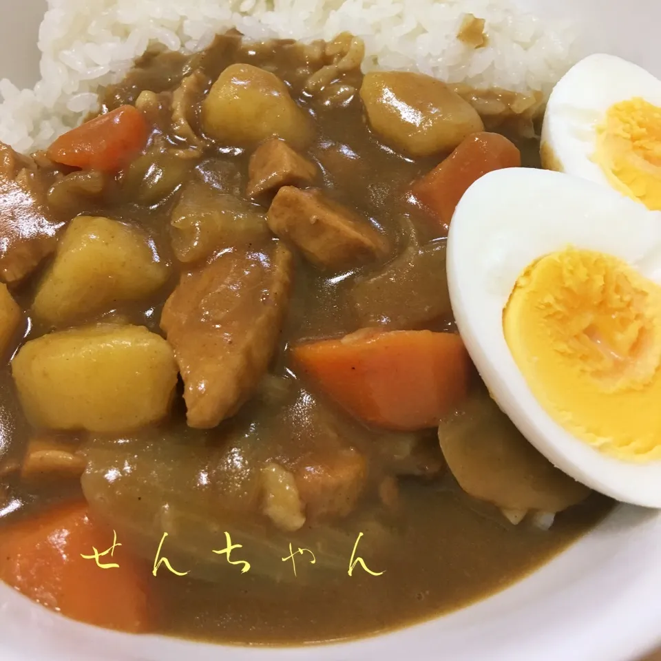 生クリームタップリエッグカレー‼️💕☆〜（ゝ。∂）|せんちゃんさん