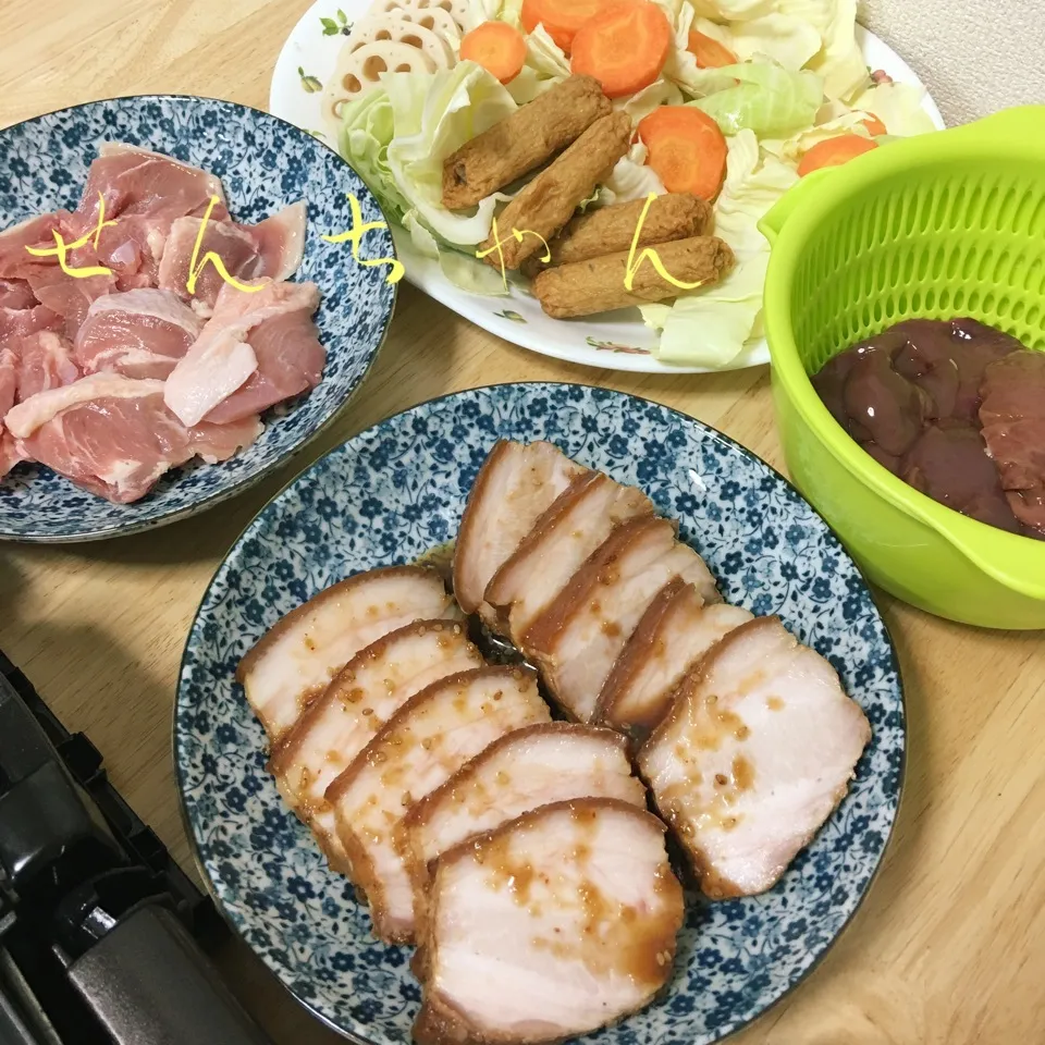 手作りチャーシューの焼き肉〜〜ぅ‼️❤️|せんちゃんさん