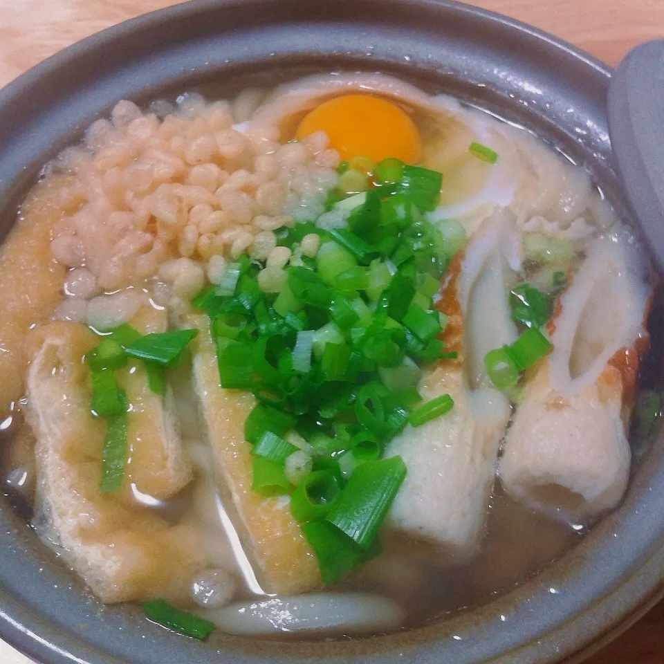 鍋焼きうどん〜ん   あったか〜ぃ(o^^o)|せんちゃんさん