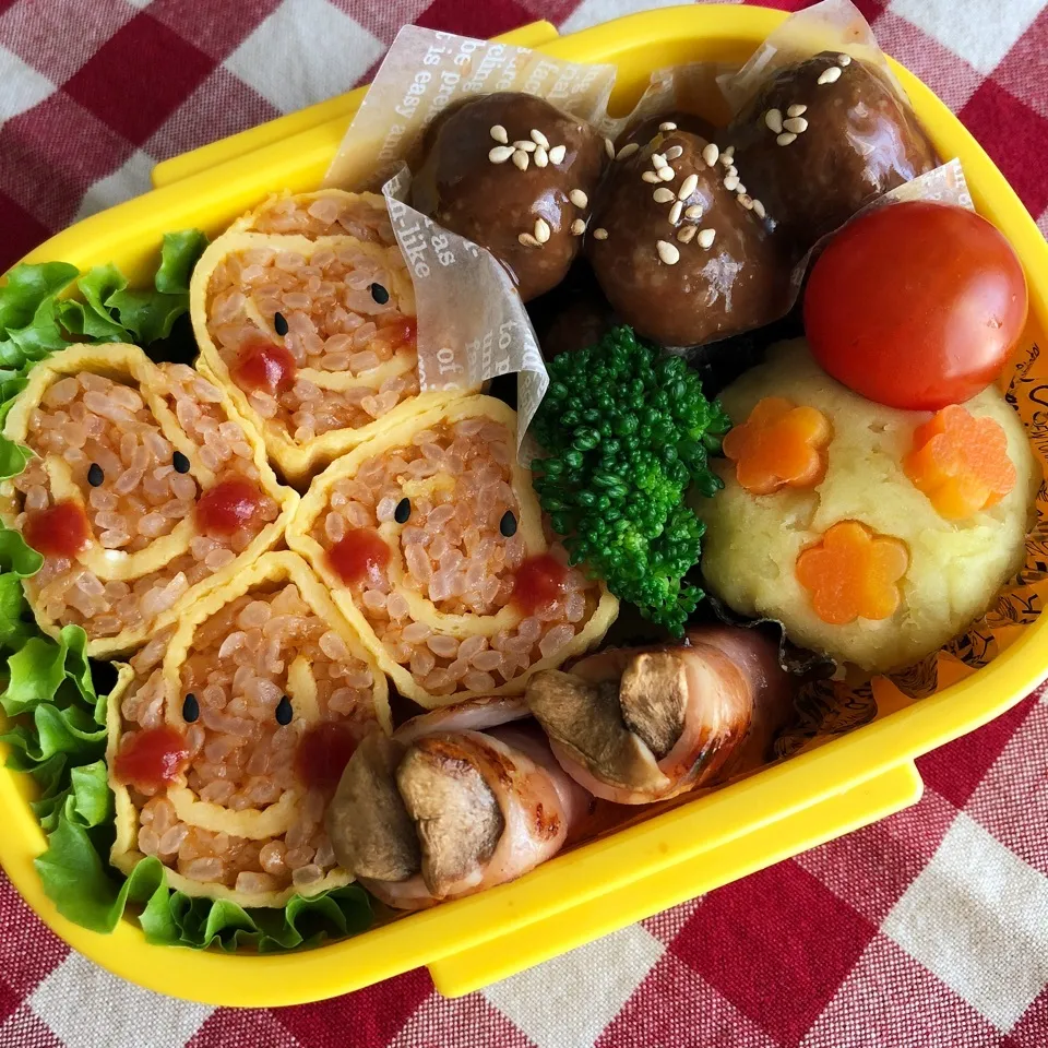 オムライス巻きのお弁当♡|nanaoさん