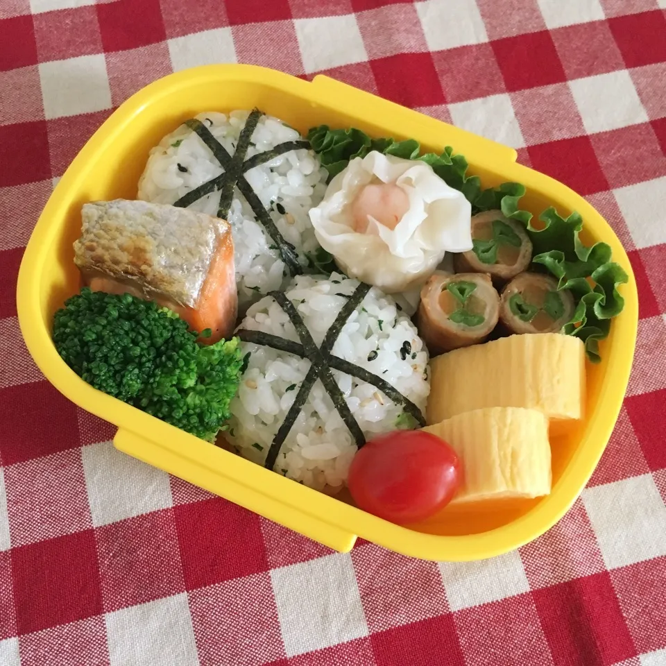 青菜おにぎり弁当♡|nanaoさん