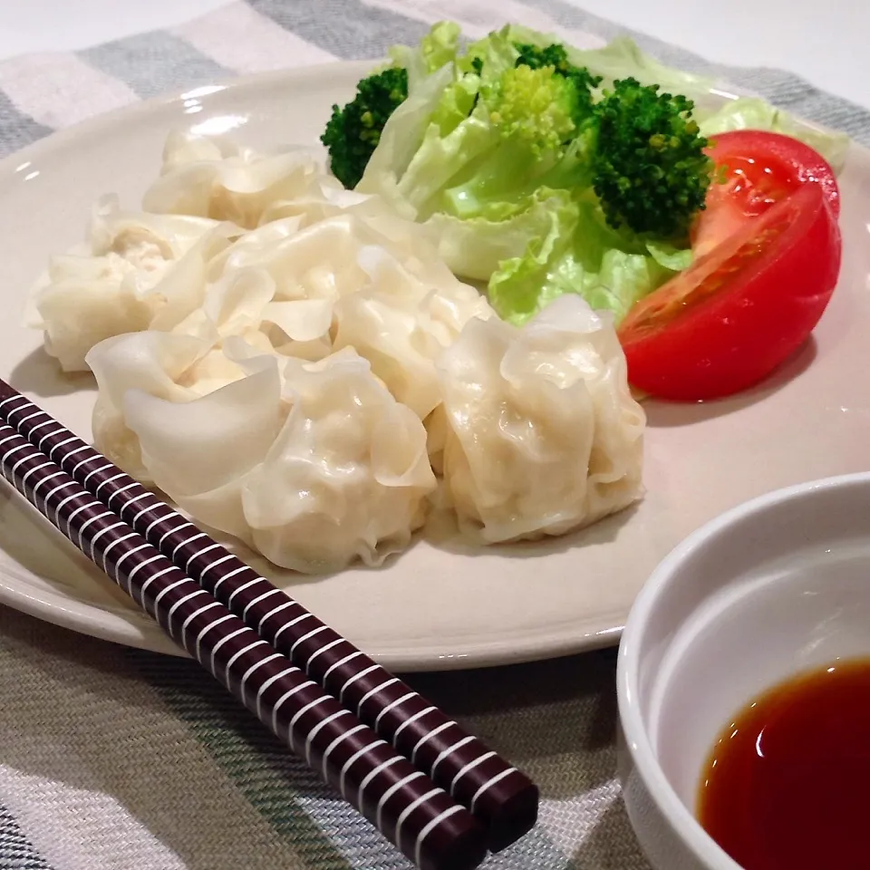 Snapdishの料理写真:ちゃんちーさんのささみとお豆腐のふわふわシュウマイ♡|nanaoさん