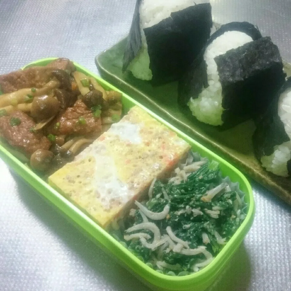 Snapdishの料理写真:旦那さんお弁当|きぬよさん