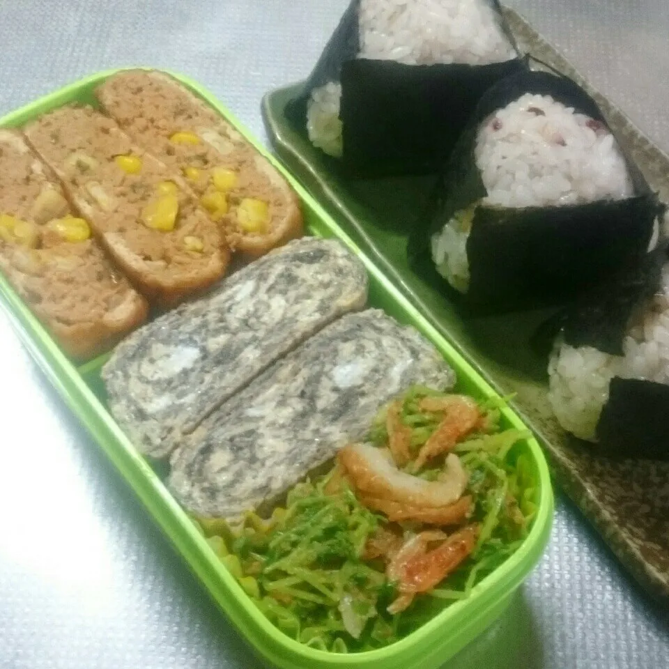 Snapdishの料理写真:旦那さんお弁当|きぬよさん