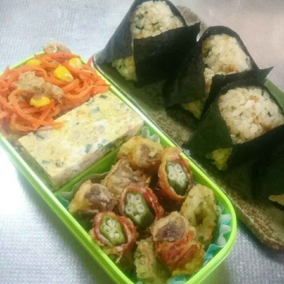 Snapdishの料理写真:旦那さんお弁当|きぬよさん