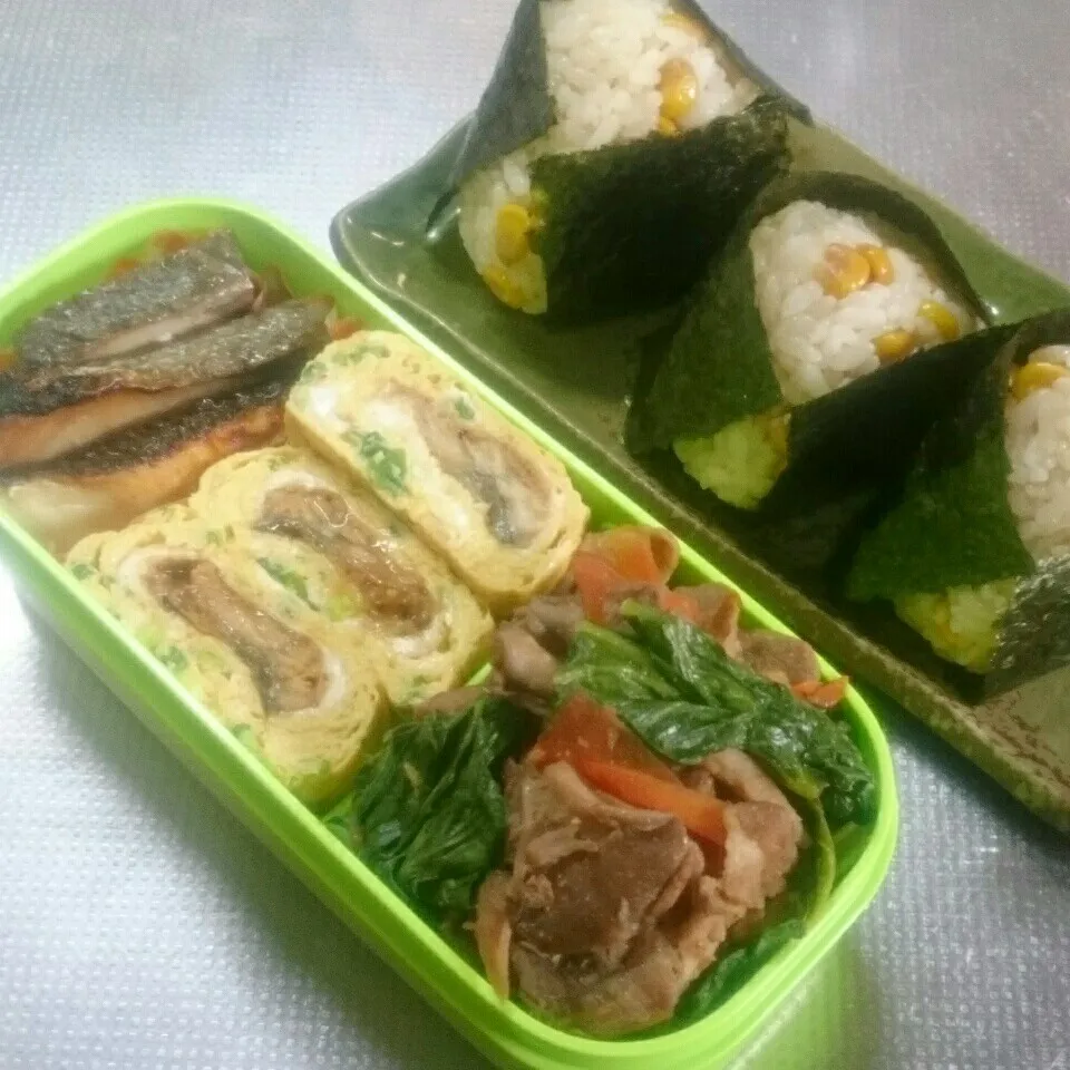 Snapdishの料理写真:旦那さんお弁当|きぬよさん