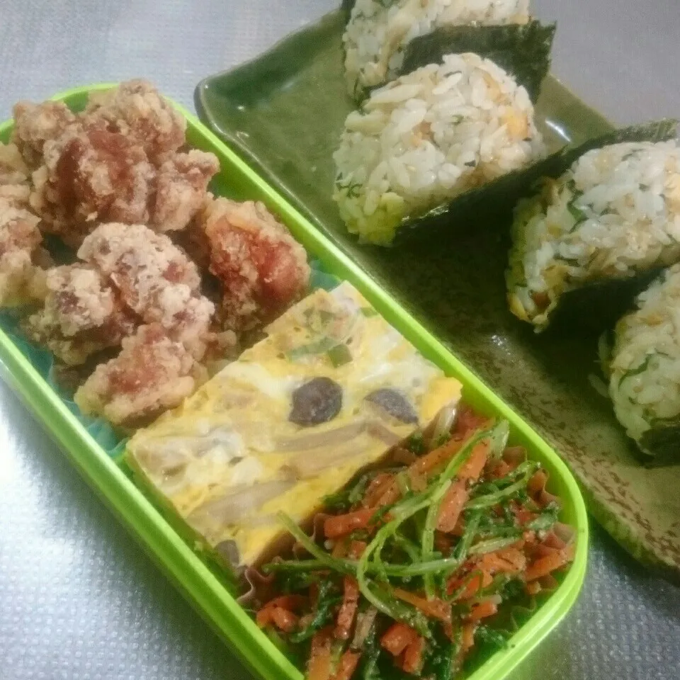 Snapdishの料理写真:旦那さんお弁当|きぬよさん