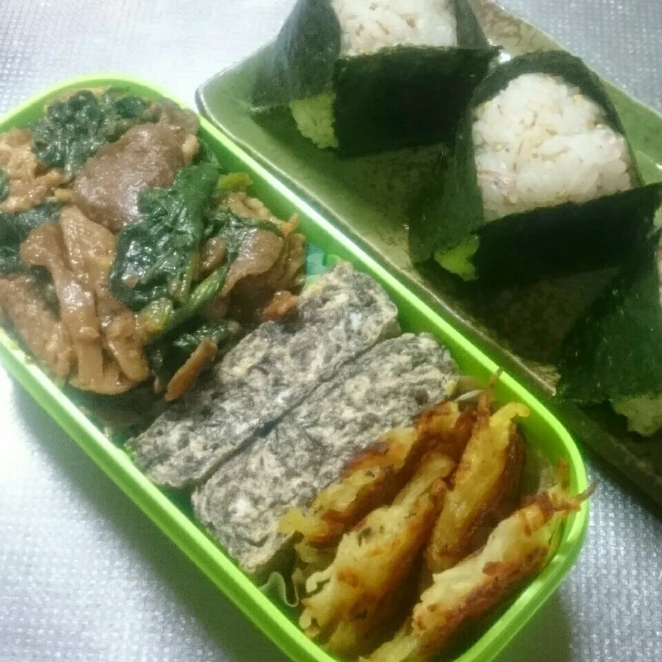 Snapdishの料理写真:旦那さんお弁当|きぬよさん