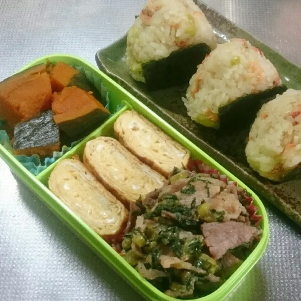 Snapdishの料理写真:旦那さんお弁当|きぬよさん