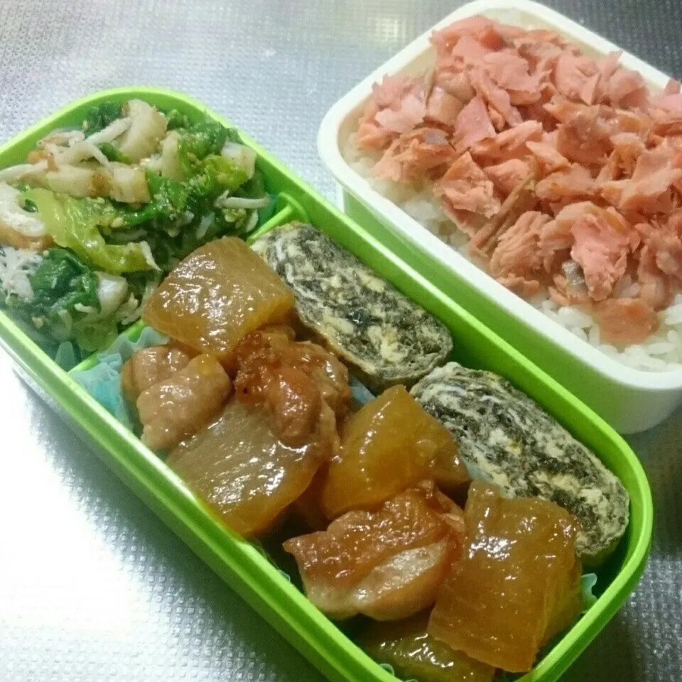 Snapdishの料理写真:旦那さんお弁当|きぬよさん