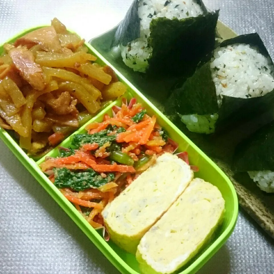 Snapdishの料理写真:一昨日の旦那さんお弁当|きぬよさん