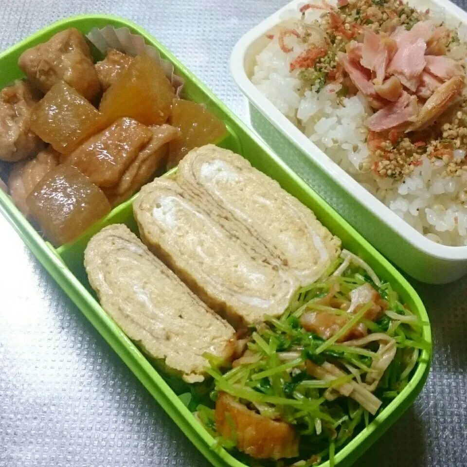 Snapdishの料理写真:旦那さんお弁当|きぬよさん