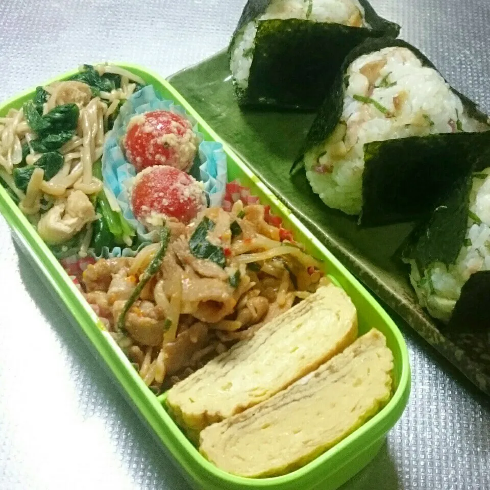 一昨日の旦那さんお弁当|きぬよさん