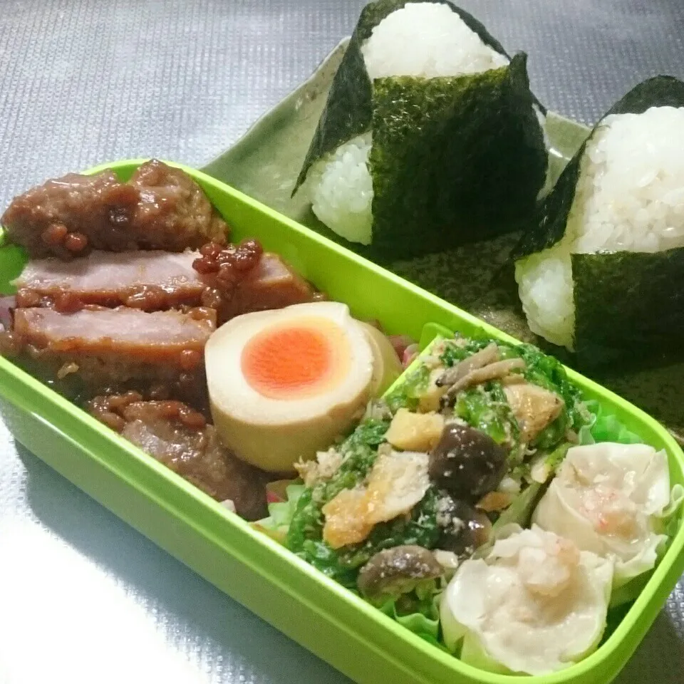 Snapdishの料理写真:旦那さんお弁当|きぬよさん