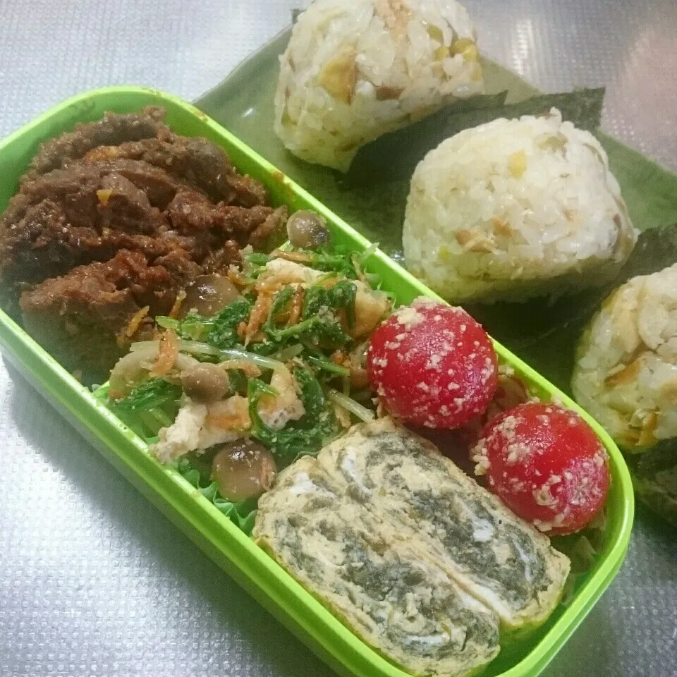 Snapdishの料理写真:昨日の旦那さんお弁当|きぬよさん