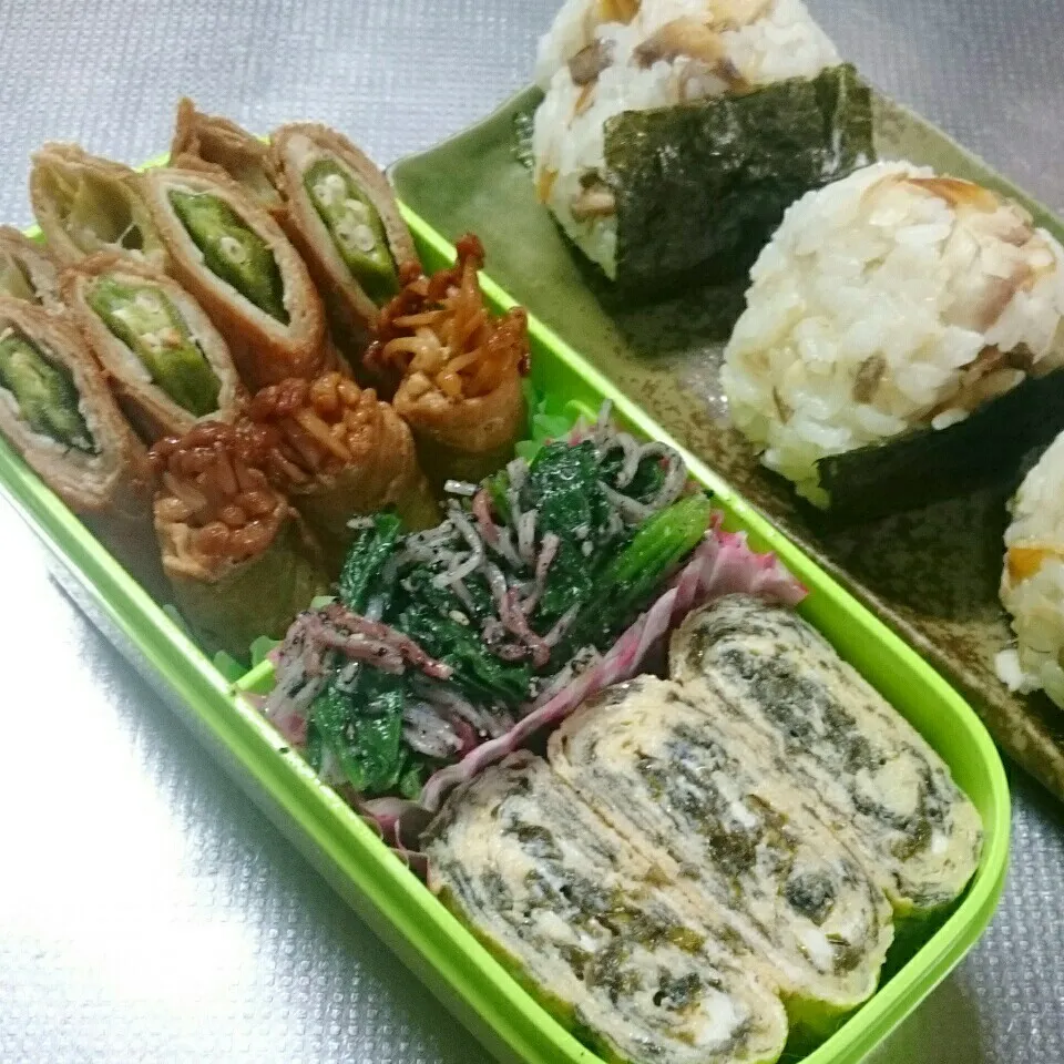 Snapdishの料理写真:旦那さんお弁当|きぬよさん