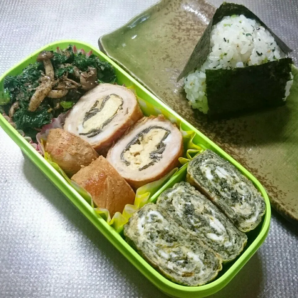 Snapdishの料理写真:昨日の旦那さんお弁当|きぬよさん