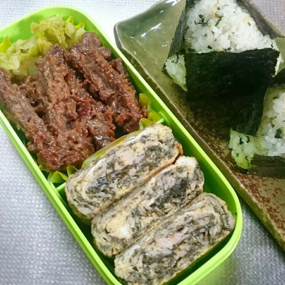 Snapdishの料理写真:旦那さんお弁当|きぬよさん