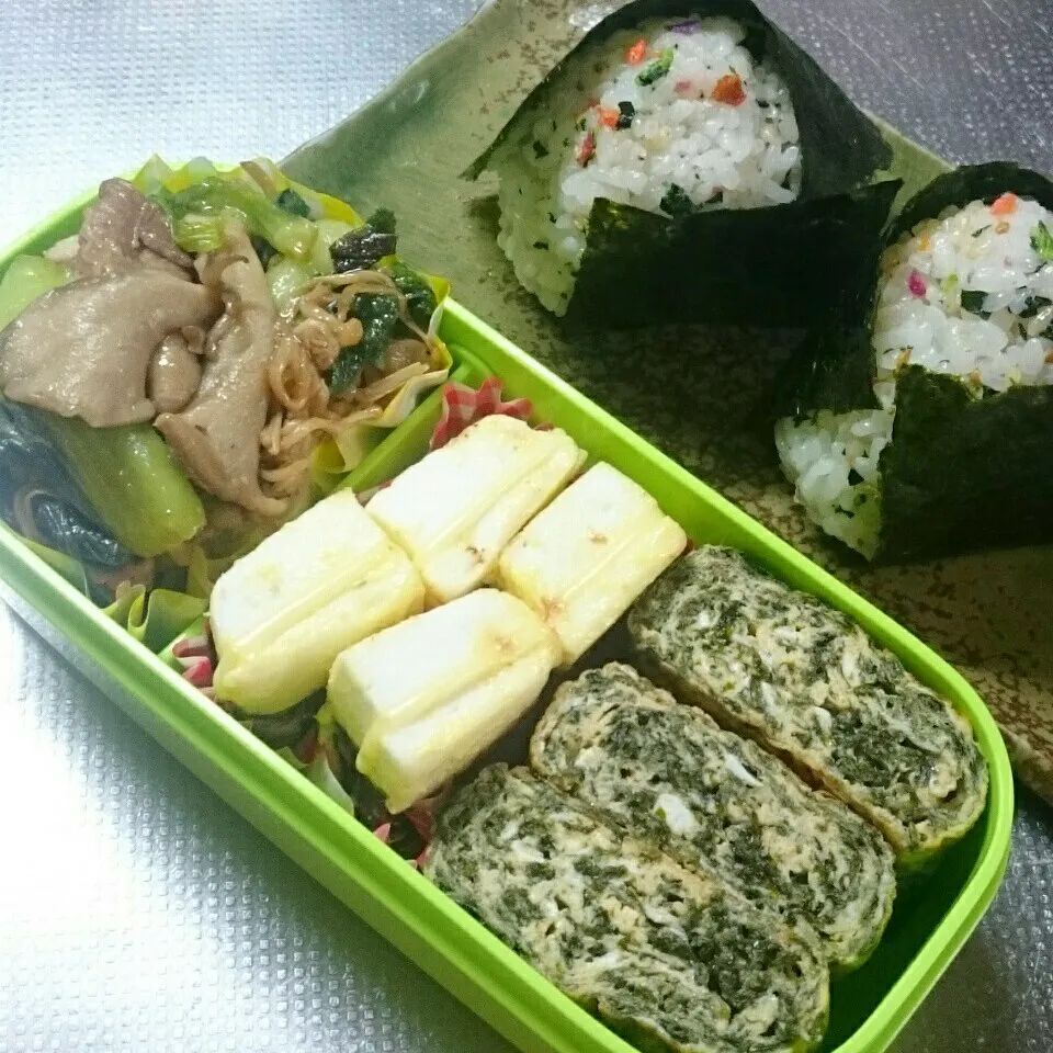 Snapdishの料理写真:旦那さんお弁当|きぬよさん