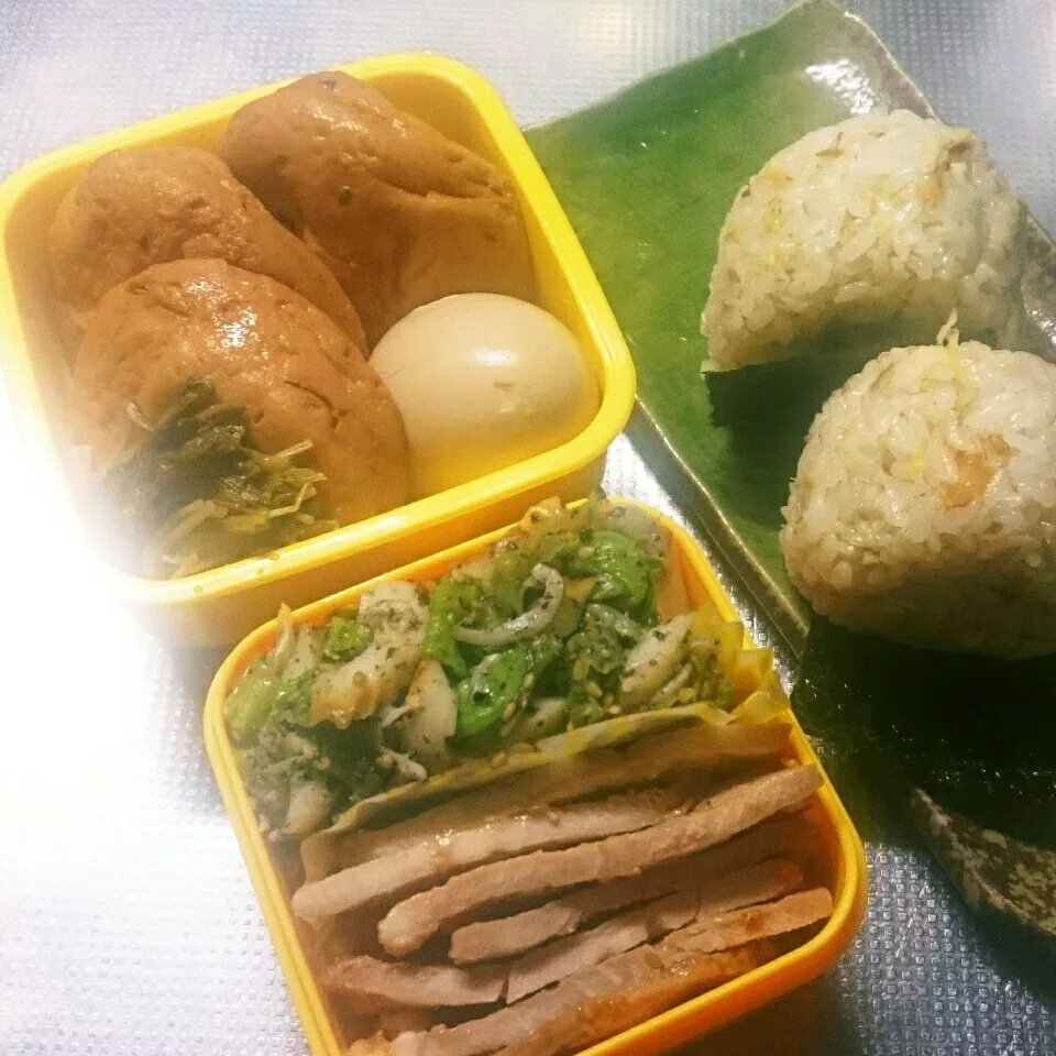 Snapdishの料理写真:19日の旦那さんお弁当|きぬよさん