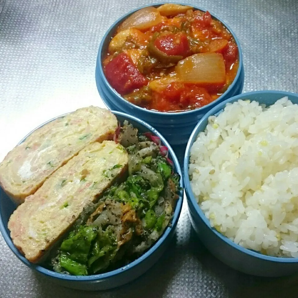 Snapdishの料理写真:旦那さんお弁当|きぬよさん