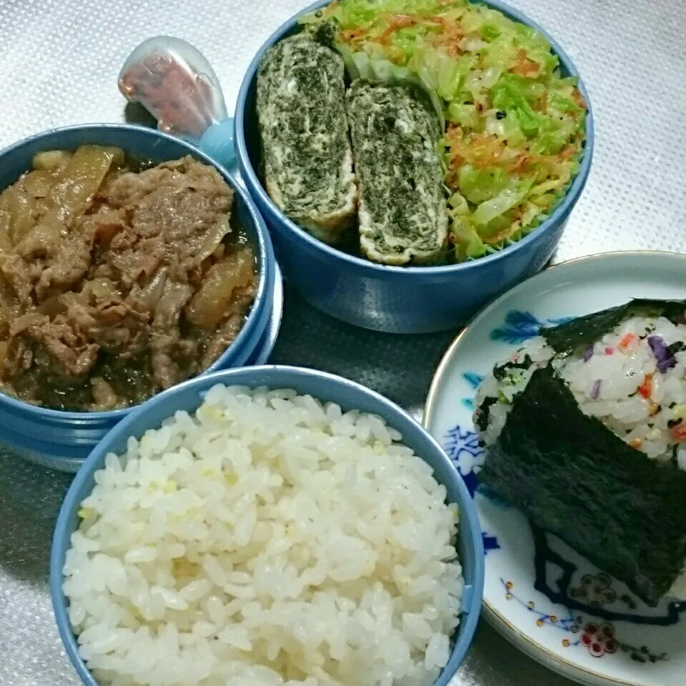 Snapdishの料理写真:昨日の旦那さんお弁当|きぬよさん