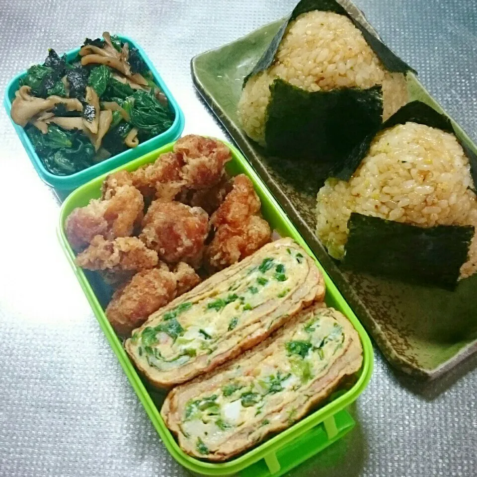 Snapdishの料理写真:旦那さんお弁当|きぬよさん