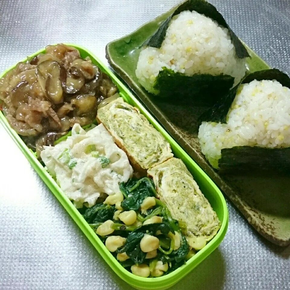 Snapdishの料理写真:旦那さんお弁当|きぬよさん