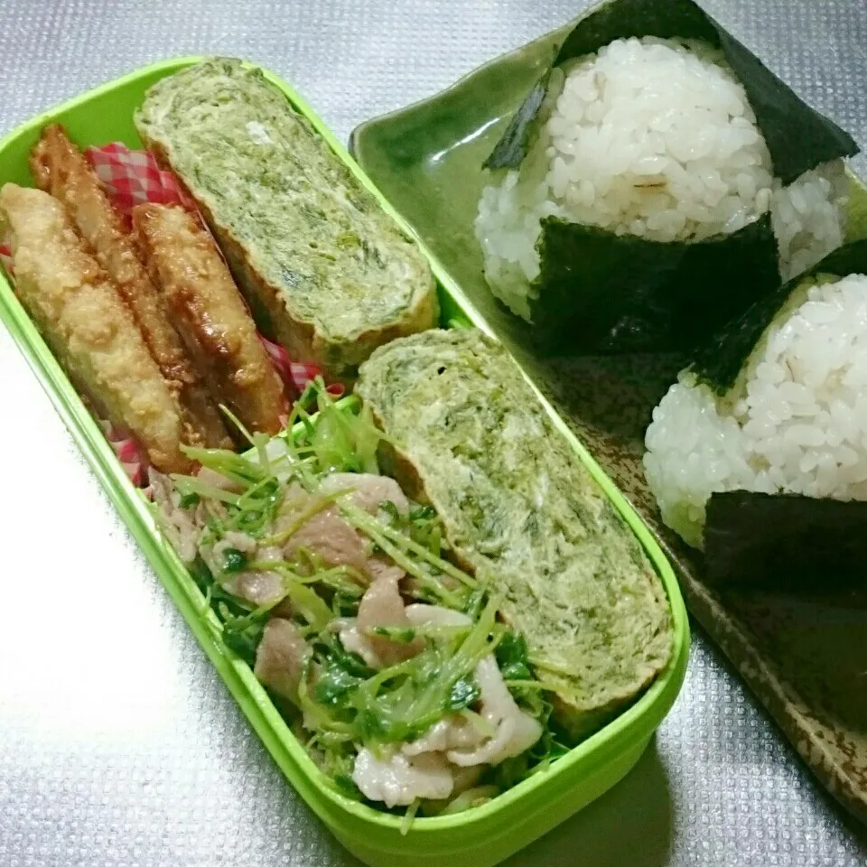 Snapdishの料理写真:旦那さんお弁当|きぬよさん