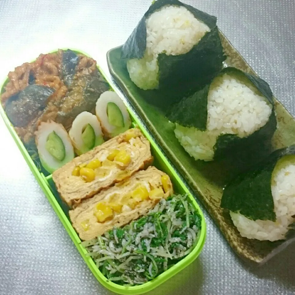 Snapdishの料理写真:旦那さんお弁当|きぬよさん