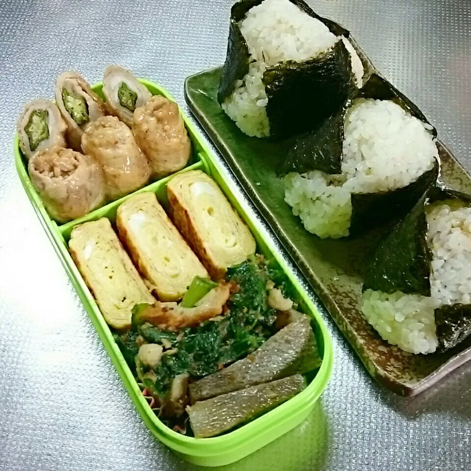 Snapdishの料理写真:旦那さんお弁当|きぬよさん