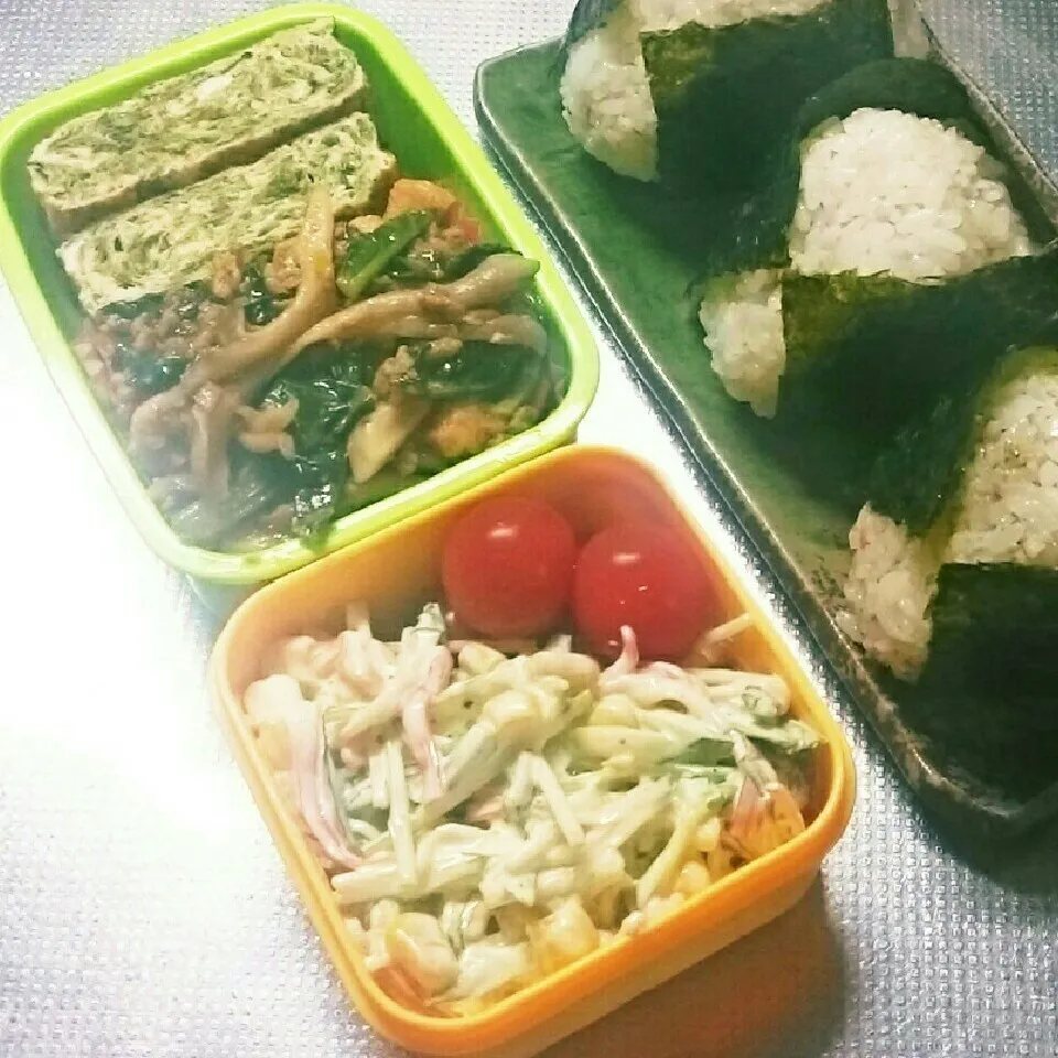 Snapdishの料理写真:旦那さんお弁当|きぬよさん