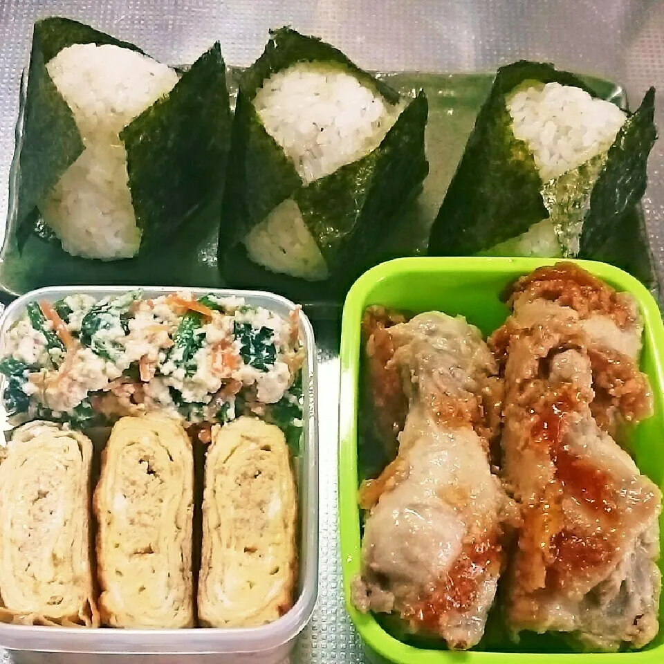 Snapdishの料理写真:旦那さんお弁当|きぬよさん