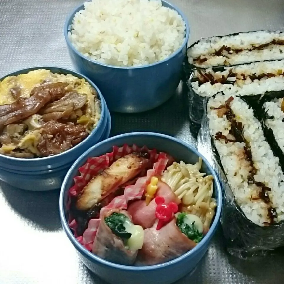 Snapdishの料理写真:旦那さんお弁当|きぬよさん