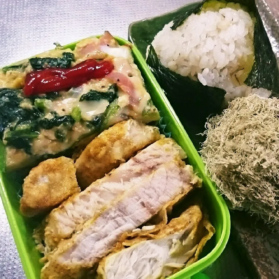 Snapdishの料理写真:旦那さんお弁当|きぬよさん