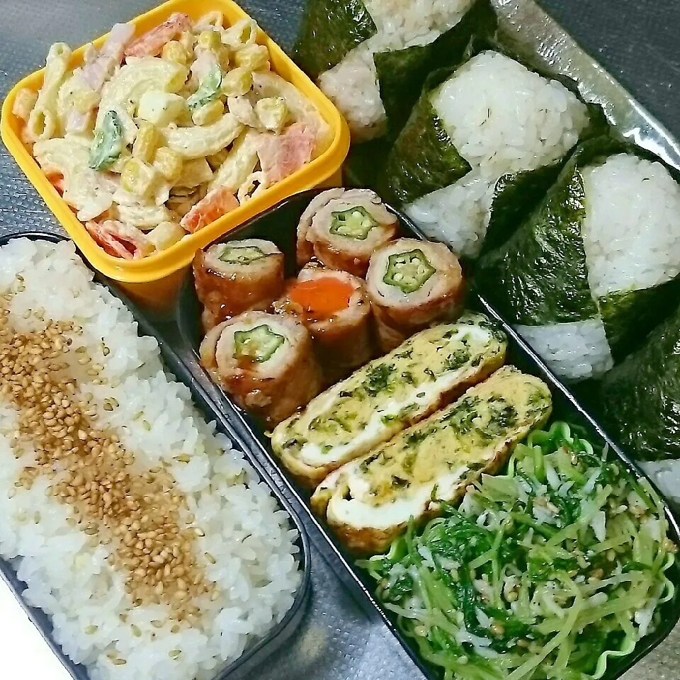 Snapdishの料理写真:旦那さんお弁当|きぬよさん